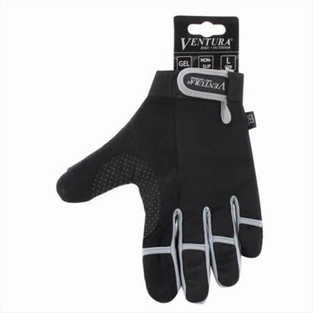 VENTURA Gray Full Finger Touch Gloves in Size Medium 719950-G